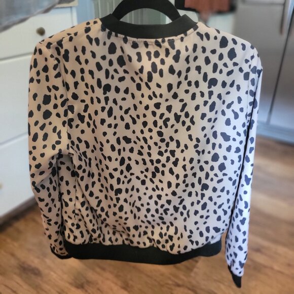 AMPERDAND AVENUE CHEETAH ESSENTIAL BOMBER JACKET WOMENS MED - GUC - Picture 6 of 6
